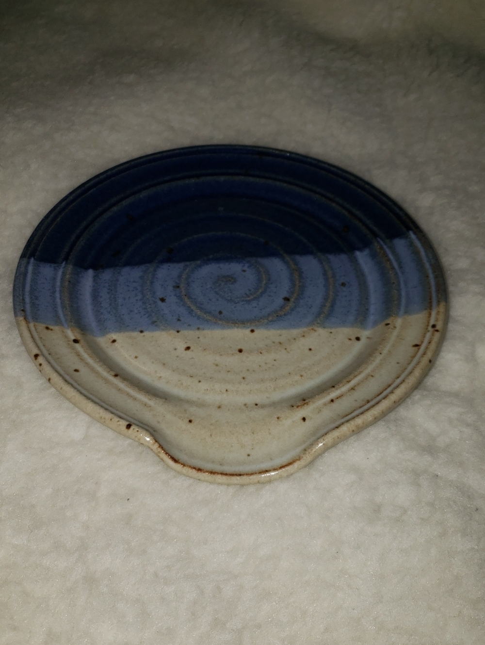 Oregon Pottery Spoon Rest By Rodger L. Porter